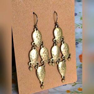 Elegant Gold Color Chandelier Earrings